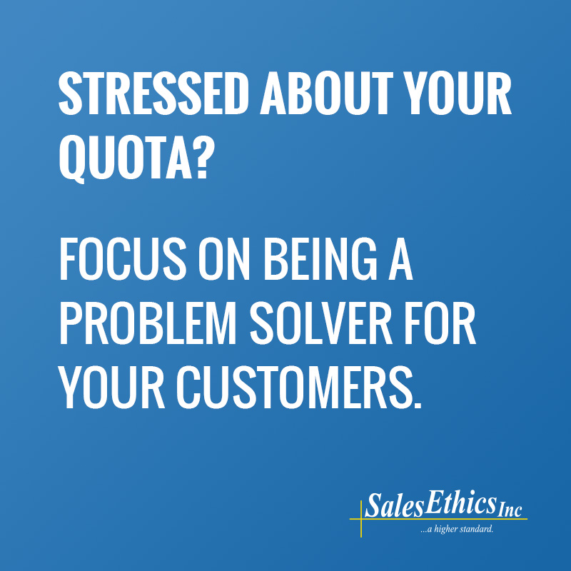 If you’re chronically stressed about your sales, the biggest service you can do for yourself and your career is this shift to the servant mindset.